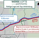 88 Qm - Exklusiv & Angebunden - Werse Loft By Youpartments Apartman Münster