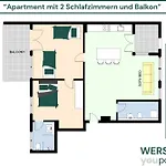 88 Qm - Exklusiv & Angebunden - Werse Loft By Youpartments Münster