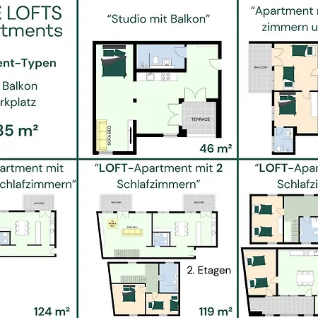 88 Qm - Exklusiv & Angebunden - Werse Loft By Youpartments Apartmán